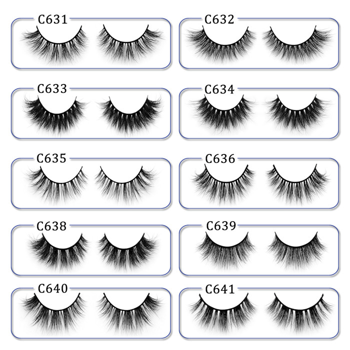 Siberian 3D Mink Fur Eyelash Supplier JH101-PY1